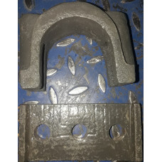 Кронштейн резинки стабилизатора, HOWO, WG1880680027, 188000680024