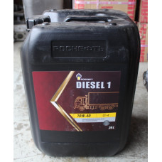 Масло моторное, "РОСНЕФТЬ", DIESEL 1, 10W-40, CF-4. 8366, (20 л/18 кг)