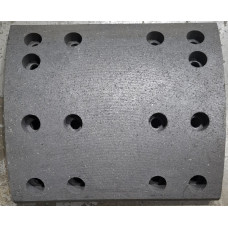 Накладка тормозная (задняя, тягач), HOWO, WG9761340104