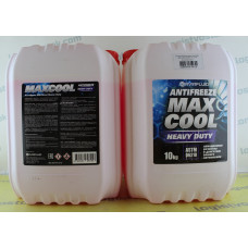 Антифриз MAXCool Heavy Duty (50/50, красно-фиолетовый), 9,1л/10кг,
