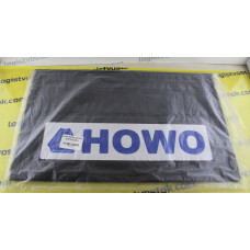 Брызговики задние (светоотражающие, синяя надпись), HOWO, 585х365, 26051