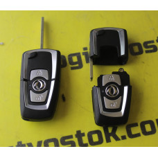 Ключ ДУ с центральным замком и болванкой, DONGFENG, GX, DFH4180, 3660120-C6100, 3704220-C6101