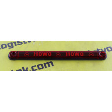 Габарит светодиодный (красный, 24В, LONG, полоска, L=240), HOWO, 27055